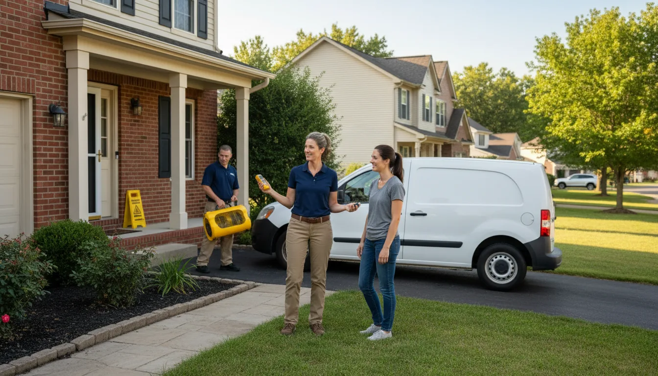 Water restoration image for Dehumidification And Cleanup Services in Grand Marsh, WI